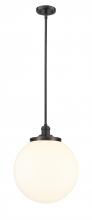 Innovations Lighting 201S-OB-G201-14 - Beacon - 1 Light - 14 inch - Oil Rubbed Bronze - Stem Hung - Pendant