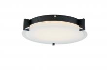 Abra Lighting 30010FM-BL-Matrix - Flat Round Glass Low Profile Flushmount