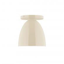 Montclair Light Works FMD417-16-L10 - 6&#34; J-Series LED Flush Mount, Cream