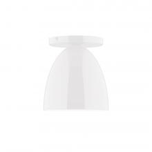 Montclair Light Works FMD417-44-L10 - 6&#34; J-Series LED Flush Mount, Cream