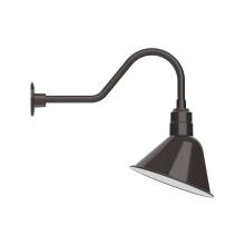 Montclair Light Works GNB103-51 - Angle 12&#34; gooseneck wall light