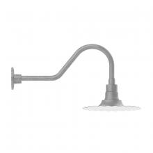 Montclair Light Works GNB158-49 - Radial 12&#34; gooseneck wall light