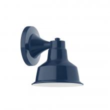 Montclair Light Works SCA180-50-L10 - 8&#34; Warehouse shade, wall mount sconce, Navy