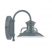 Montclair Light Works SCB140-40-L10 - 8&#34; Homestead shade, wall mount sconce, Slate Gray