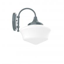 Montclair Light Works SCC021-40 - Schoolhouse 12&#34; Wall Sconce in Slate Gray