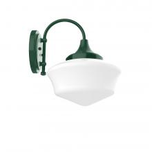 Montclair Light Works SCC021-42 - Schoolhouse 12&#34; Wall Sconce in Forest Green