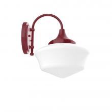 Montclair Light Works SCC021-55 - Schoolhouse 12&#34; Wall Sconce in Barn Red