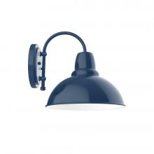 Montclair Light Works SCC106-50 - 12&#34; Cafe shade, wall mount sconce, Navy