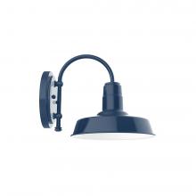 Montclair Light Works SCC181-50-L12 - 10&#34; Warehouse shade, wall mount sconce, Navy