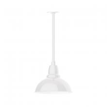 Montclair Light Works STA106-44 - Cafe 12&#34; stem mount pendant