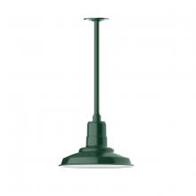 Montclair Light Works STA182-42 - Warehouse 12&#34; pendant, stem mount