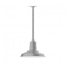 Montclair Light Works STA182-49 - Warehouse 12&#34; pendant, stem mount