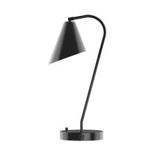 Montclair Light Works TLC415-41-L10 - 23&#34; J-Series LED Table Lamp, Black