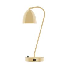 Montclair Light Works TLC417-17-L10 - 23&#34; J-Series LED Table Lamp, Ivory