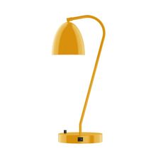 Montclair Light Works TLC417-21-L10 - 23&#34; J-Series LED Table Lamp, Bright Yellow