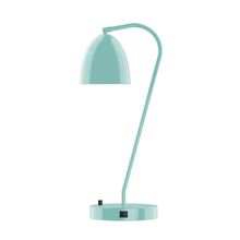 Montclair Light Works TLC417-48-L10 - 23&#34; J-Series LED Table Lamp, Sea Green