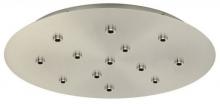 Stone Lighting CPLVRN13SN - Canopy Line Voltage 13 Light 20&#34; Round Satin Nickel