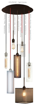 Stone Lighting CPLVRN7BZ - Canopy Line Voltage 7 Light Round 20&#34; Bronze