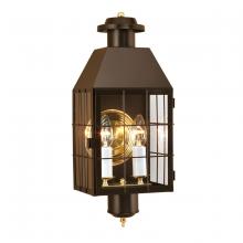 Norwell 1093-BR-CL - American Heritage Outdoor Wall Light - Bronze