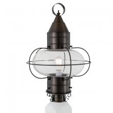 Norwell 1510-BR-CL - Classic Onion Outdoor Post Light - Bronze with Clear Glass