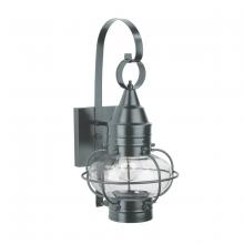Norwell 1513-GM-CL - Classic Onion Outdoor Wall Light - Gun Metal with Clear Glass
