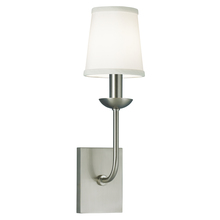Norwell 8141-BN-WS - Circa 1 Light Sconce - Brushed Nickel