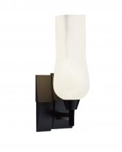 Norwell 8175-MB-MO - Fleur Indoor Wall Sconce - Matte Black