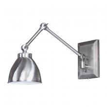 Norwell 8471-PW-MS - Maggie Swing Arm Sconce - Pewter