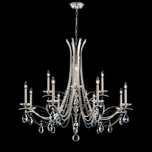  VA8322N-76H - Vesca 12 Light 120V Chandelier in Heirloom Bronze with Clear Heritage Handcut Crystal