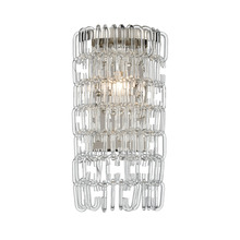  D4266 - Glass Ribbon 1-Light Wall Sconce in Polished Nickel