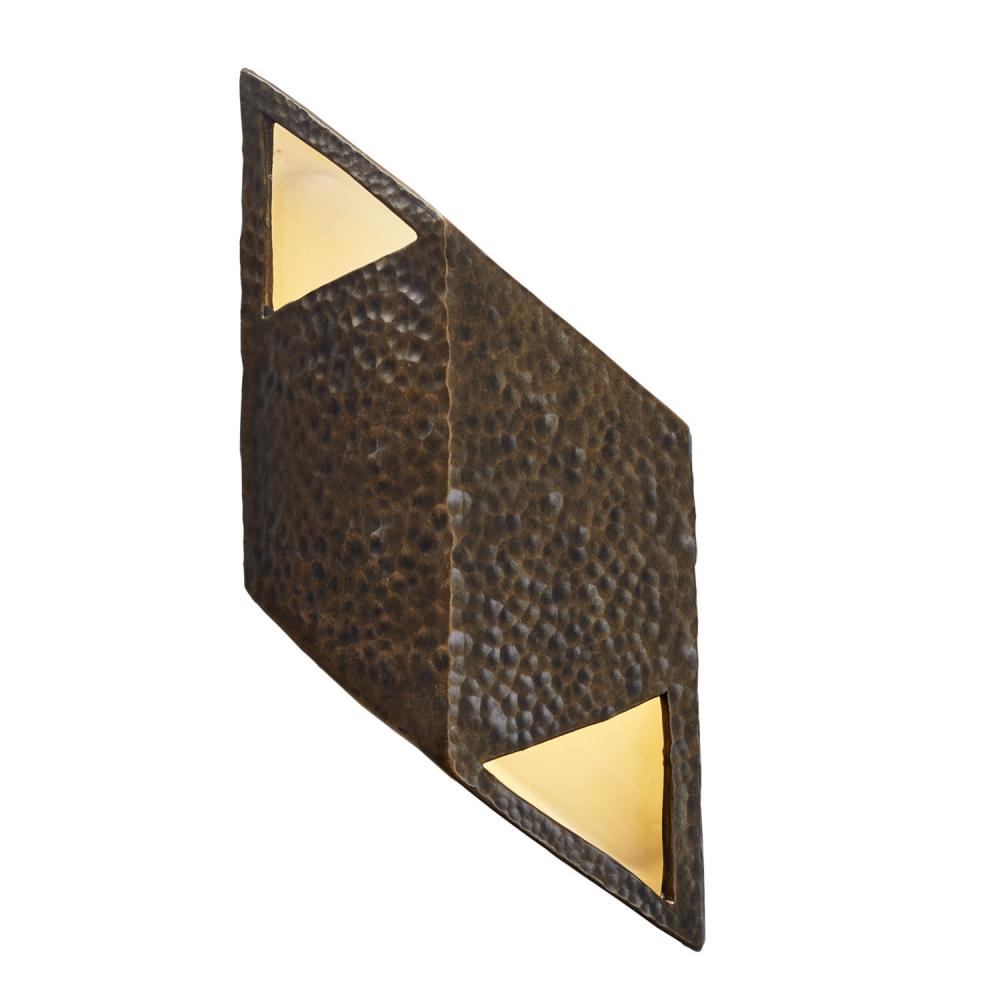 Small ADA Rhomboid Left LED Wall Sconce