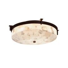 Justice Design Group ALR-8985-DBRZ - Era 16&#34; Round Flush-Mount