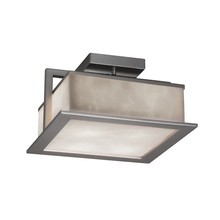 Justice Design Group CLD-7517W-NCKL - Laguna 12&#34; LED Outdoor Flush-Mount