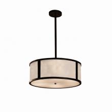 Justice Design Group CLD-9541-DBRZ - Tribeca 18&#34; Drum Pendant