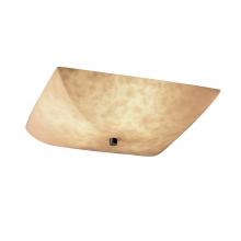 Justice Design Group CLD-9672-25-DBRZ - 24&#34; Semi-Flush Bowl w/ GU24-LED Lamping