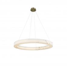 Justice Design Group FAL-8226-BRSS - Medley 42&#34; LED Ring Pendant