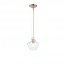 Justice Design Group FSN-4177-SEED-BRSS - Harlow 7.5&#34; 1-Light Pendant