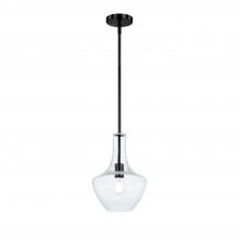 Justice Design Group FSN-4178-SEED-MBLK - Harlow 9.5&#34; 1-Light Pendant