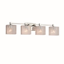 Justice Design Group FSN-8424-55-SEED-CROM - Tetra 4-Light Bath Bar