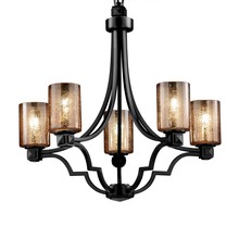 Justice Design Group FSN-8500-30-MROR-NCKL - Argyle 5-Light Chandelier