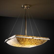 Justice Design Group ALR-9792-25-NCKL-LED5-5000 - 24&#34; Square LED Pendant Bowl w/ Ring