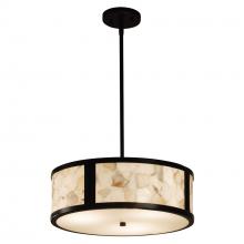 Justice Design Group ALR-9541-MBLK - Tribeca 18&#34; Drum Pendant