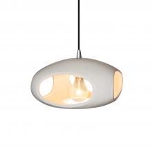 Justice Design Group CER-6440-BIS-CROM-BKCD - Punch 1-Light Pendant