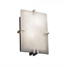 Justice Design Group CLD-5551-NCKL-LED2-2000 - Clips Rectangle LED Wall Sconce (ADA)