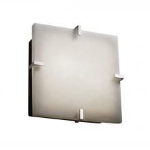 Justice Design Group CLD-5555-CROM-LED2-2000 - Clips 12&#34; Square LED Flush-Mount