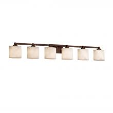 Justice Design Group CLD-8436-30-DBRZ - Regency 6-Light Bath Bar