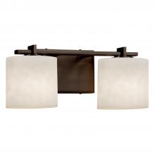 Justice Design Group CLD-8442-30-DBRZ - Era 2-Light Bath Bar