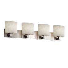 Justice Design Group CLD-8924-30-NCKL - Modular 4-Light Bath Bar