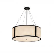 Justice Design Group CLD-9544-MBLK - Tribeca 36" Drum Pendant