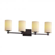  CNDL-8424-10-CREM-MBLK - Tetra 4-Light Bath Bar